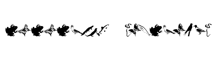 AnimalishSilhouettes  Descarca Fonturi Gratis