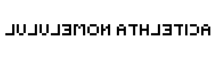 BackwardsPixelized Regular  Descarca Fonturi Gratis