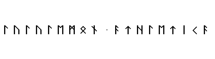 Elder Futhark Regular  Descarca Fonturi Gratis