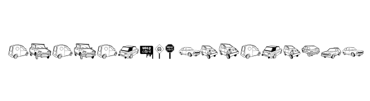 Ugly Cars  Descarca Fonturi Gratis