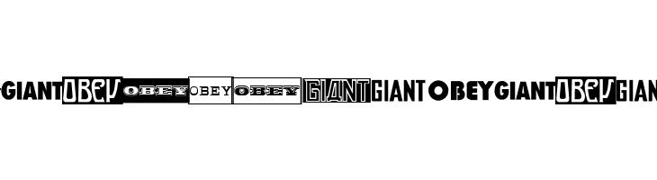 ObeyGiantPoster  Descarca Fonturi Gratis