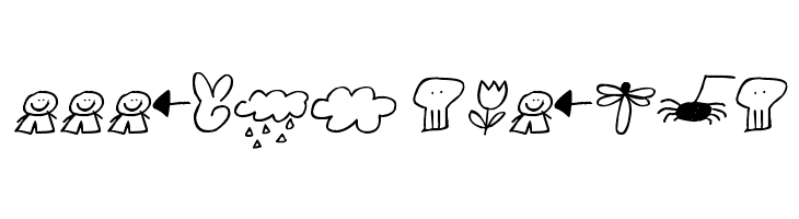 Pea Jiawei Doodles  Descarca Fonturi Gratis