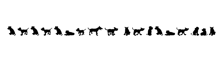 Dog30Silhouette  Descarca Fonturi Gratis