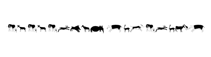 Afrika RockArt F Animals1 Regular  Descarca Fonturi Gratis