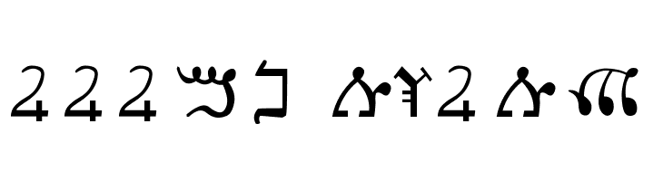 Kadosh Samaritan  Descarca Fonturi Gratis