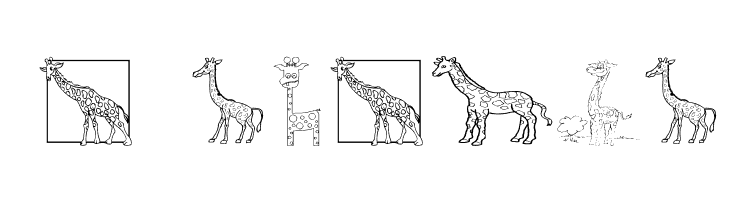 AEZ giraffes  Descarca Fonturi Gratis