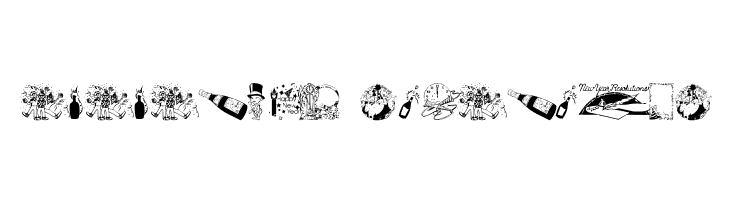 NewYearBats  Descarca Fonturi Gratis