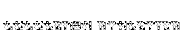 Conrads Cows  Descarca Fonturi Gratis