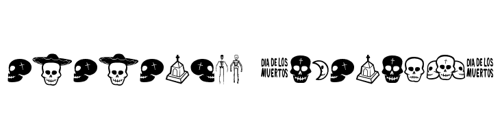 Dia De Los Muertos OT  Descarca Fonturi Gratis