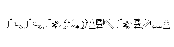 Carr Arrows [outline]  Descarca Fonturi Gratis