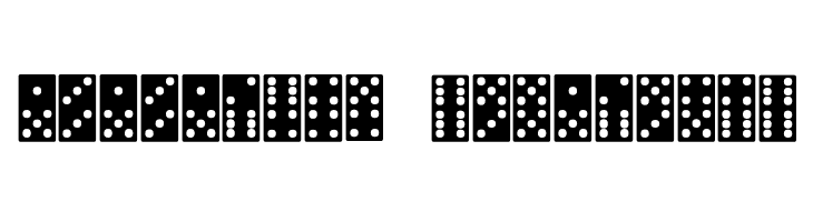 FE-Dominoes  Descarca Fonturi Gratis