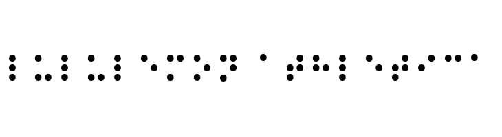 Braille Normal  Descarca Fonturi Gratis