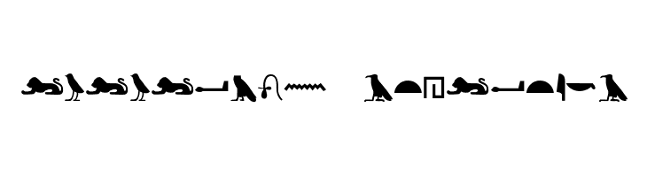 EgyptianHieroglyphsSilhouette  Descarca Fonturi Gratis