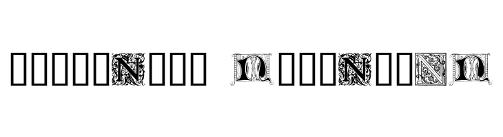 Ornamental Initials N  Descarca Fonturi Gratis