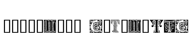 Ornamental Initials T  Descarca Fonturi Gratis