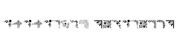 Ornamental Corners  Descarca Fonturi Gratis