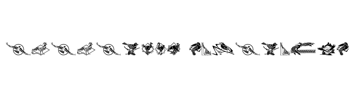 Bird Stencil Design II  Descarca Fonturi Gratis