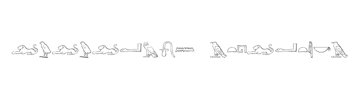 AncientEgyptianHieroglyphs  Descarca Fonturi Gratis