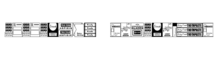 Drug Store Items JL  Descarca Fonturi Gratis