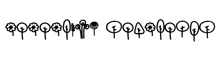 Pea Susie Trees  Descarca Fonturi Gratis