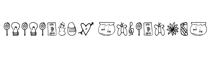Pea Deliah's Doodles  Descarca Fonturi Gratis