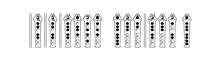Recorder Faces  Descarca Fonturi Gratis