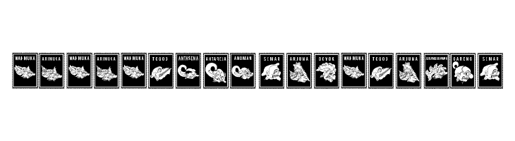 Perangko Wayang  Descarca Fonturi Gratis