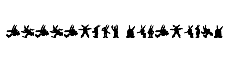 Rabbit35Silhouette  Descarca Fonturi Gratis