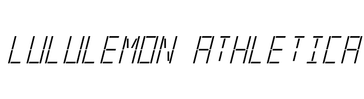 LED Real Italic  Descarca Fonturi Gratis