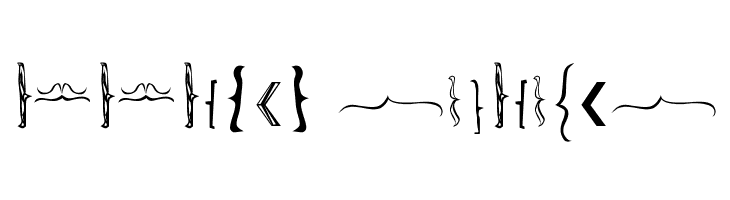 Bella K. Brackets -  Descarca Fonturi Gratis