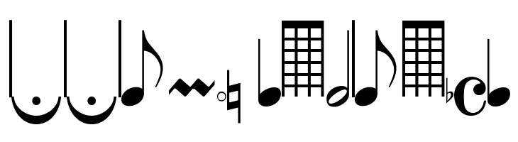 MusicalSymbols  Descarca Fonturi Gratis