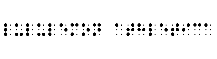 Braille  Descarca Fonturi Gratis