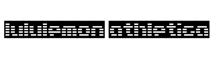 D3 DigiBitMapism type C wide  Descarca Fonturi Gratis