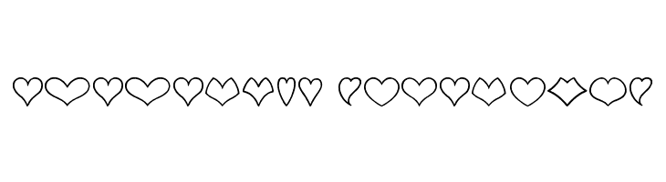 HEART shapes  Descarca Fonturi Gratis