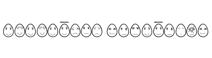 eggfaces tfb  Descarca Fonturi Gratis