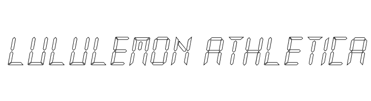 New X Digital tfb Hollow  Descarca Fonturi Gratis