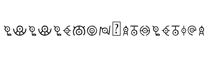 Unown  Descarca Fonturi Gratis