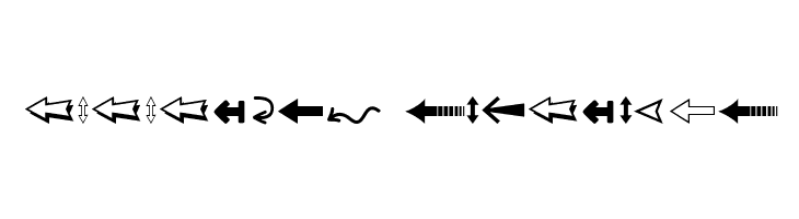 Follow The Arrow  Descarca Fonturi Gratis