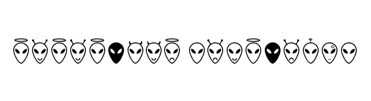Alien faces St  Descarca Fonturi Gratis
