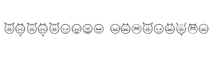 some devil faces Regular  Descarca Fonturi Gratis