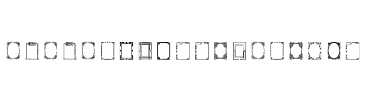 Vintage Frames 5  Descarca Fonturi Gratis