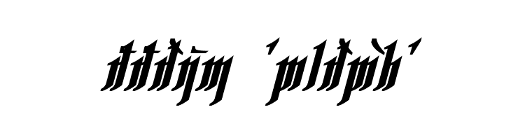 Rhesimol Bold Italic  Descarca Fonturi Gratis