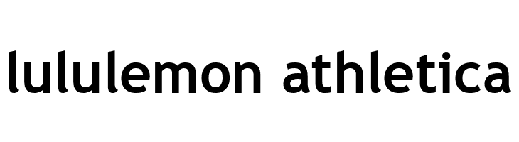 lululemon%2Bathletica TempoIndicationsLiteTrebuchet Font