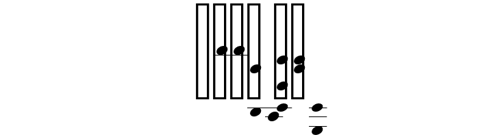 StaffClefPitches  Descarca Fonturi Gratis