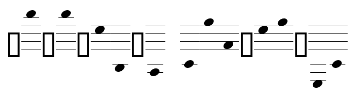 StaffClefPitchesEasy  Descarca Fonturi Gratis