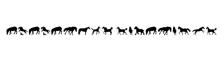 Horses 1  Descarca Fonturi Gratis