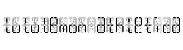 LED 16 Segment  Descarca Fonturi Gratis