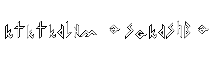 Iron H Metal Outline  Descarca Fonturi Gratis