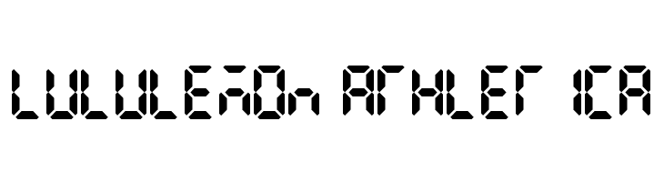 LCD AT&T Phone Time/Date  Descarca Fonturi Gratis