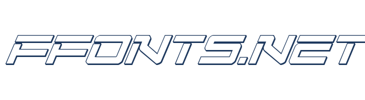 United Planets 3D Italic font — Lorem ipsum body text preview